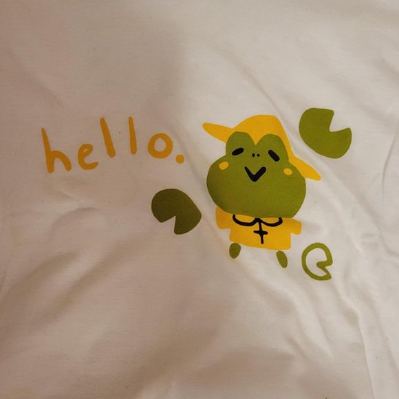 Cute Raincoat Frog T-Shirt - Picture 3 of 3
